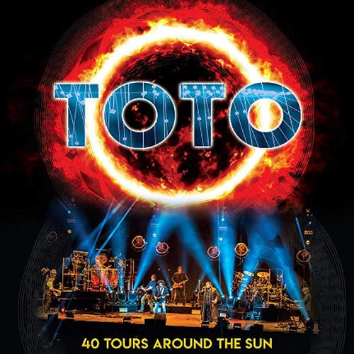 Toto 40 Tours Around the Sun 3LP (Blue & Orange Starburst Swirl Vinyl) 1