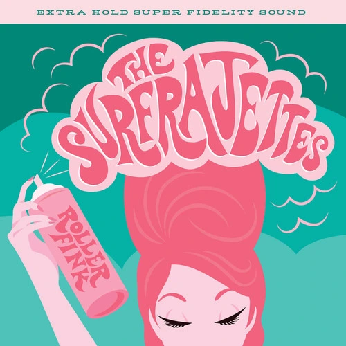 The Surfrajettes Roller Fink LP (Candy Floss Vinyl) 1