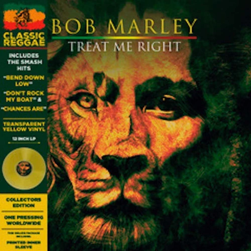 Bob Marley Treat Me Right LP (Transparent Yellow Vinyl) 1