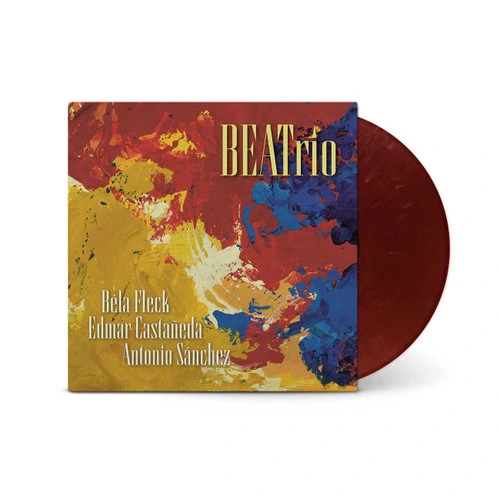 Bela Fleck, Edmar Castaneda & Antonio Sanchez BEATrio LP (Red Eco-Mix Vinyl) 1