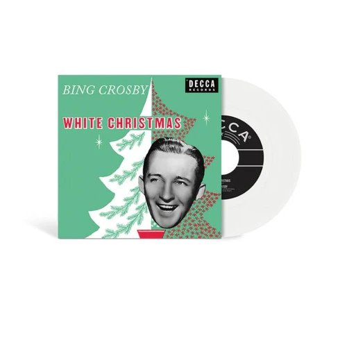 Bing Crosby White Christmas b/w It's Beginning to Look a Lot Like Christmas 45rpm 7" Vinyl Single (White Vinyl) 1