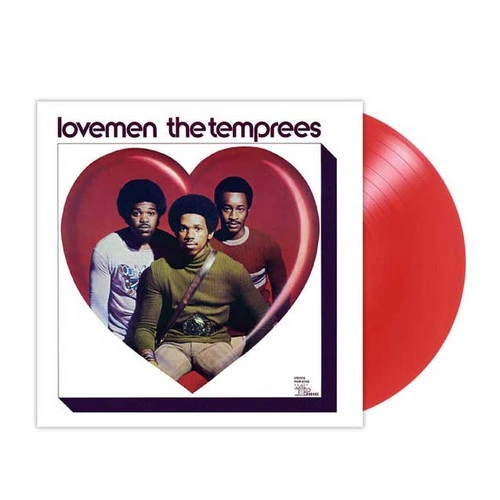 The Temprees Lovemen LP (Valentine Red PET Plastic Vinyl) 1
