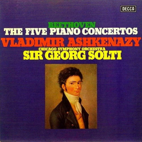 Vladimir Ashkenazy Beethoven: 5 Piano Concertos Single-Layer Stereo Japanese Import SHM-SACD (3 SACD) 1