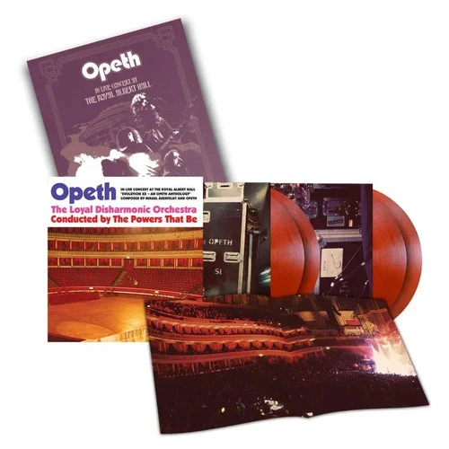 Opeth In Live Concert at the Royal Albert Hall Numbered Limited Edition 180g Import 4LP Box Set (Red & Black Marbled) 1