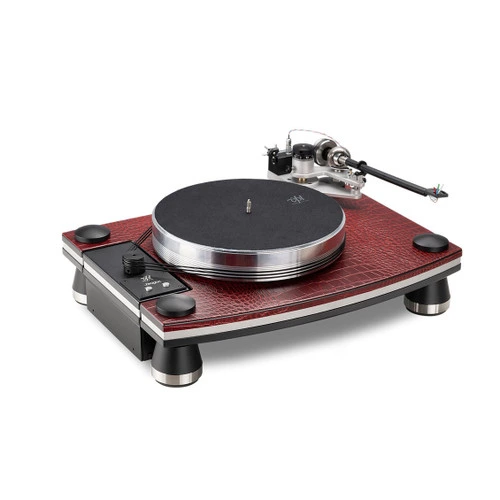 B-Stock VPI Dragon Turntable & 10" 3D Gimbal Tonearm (Red Leather) 1