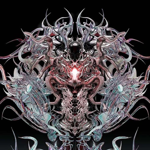 Polyphia Remember That You Will Die LP (Red & Black Ice with Blue Splatter Vinyl) 1