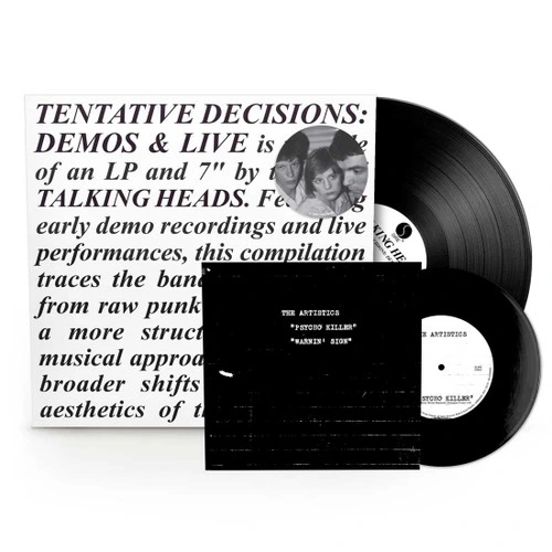 Talking Heads Tentative Decisions: Demos & Live LP & 45rpm 7" Vinyl Single 1
