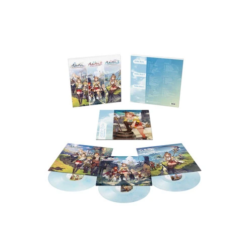 Atelier Ryza Trilogy (Original Soundtrack) 3LP Box Set (Clear with Sky Blue Vinyl) 1