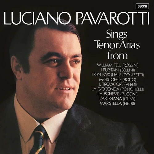 Luciano Pavarotti Sings Tenor Arias from Italian Opera LP 1