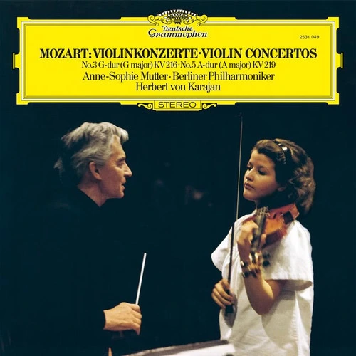 Anne-Sophie Mutter Mozart: Violin Concertos No. 3 & No. 5 (The Original Source Series) Hand-Numbered Limited 180g LP 1