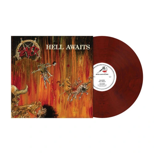 Slayer Hell Awaits LP (Red Marbled Vinyl) 1