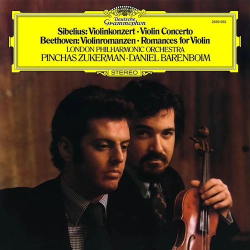 Pinchas Zukerman Sibelius Violin Concerto & Beethoven Romances for Violin  (Original Source Series) Numbered 180g LP 1