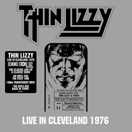 Thin Lizzy Live in Cleveland RSD Exclusive 2LP (Transparent Vinyl) 1