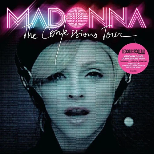 Madonna The Confessions Tour RSD Exclusive 2LP (Pink Starburst/Purple Splatter Vinyl) 1