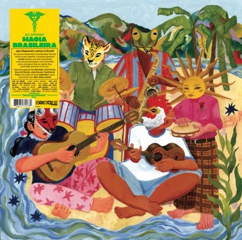 Jazz Dispensary: Magia Brasileira RSD Exclusive LP ("Brazilian Shimmer" Green/Yellow/Gold Vinyl) 1