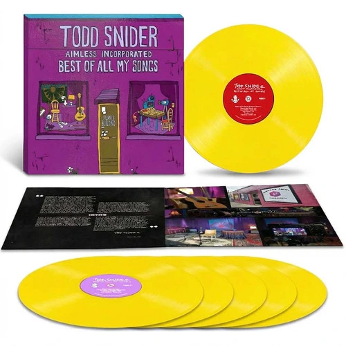 Todd Snider Best of All My Songs Indie Exclusive 6LP Box Set (Yellow Vinyl) 1