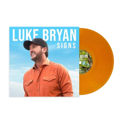 Luke Bryan Signs LP (Orange Vinyl) 1