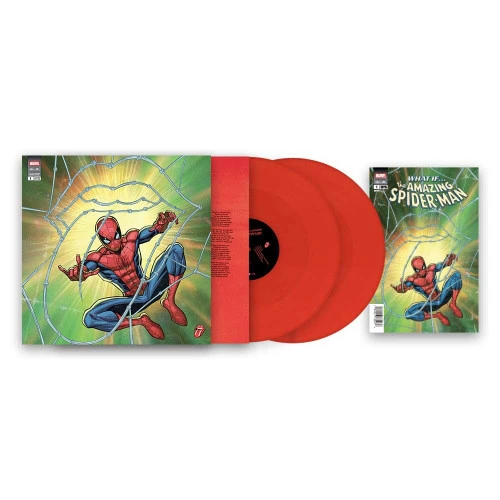 The Rolling Stones Foreign Tongues + Marvel Comic Book (Spider-Man Variant) 2LP (Red Vinyl) 1