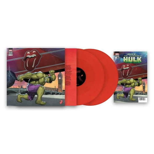 The Rolling Stones Foreign Tongues + Marvel Comic Book (Hulk Variant) 2LP (Red Vinyl) 1