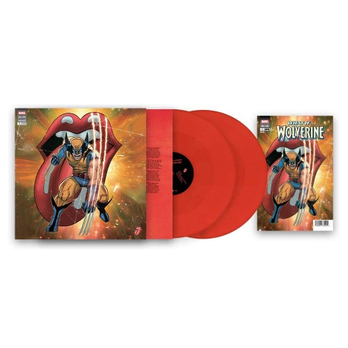 The Rolling Stones Foreign Tongues + Marvel Comic Book (Wolverine Variant) 2LP (Red Vinyl) 1