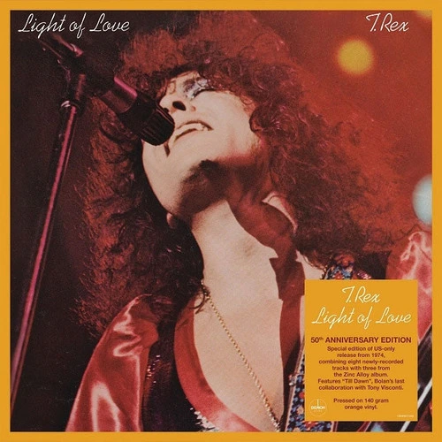T. Rex Light of Love (50th Anniversary Edition) Import LP (Orange Vinyl) 1