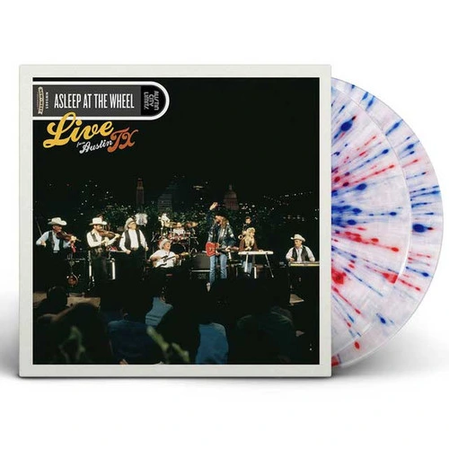 Asleep at the Wheel Live from Austin, TX Indie Exclusive 2LP (Red, White & Blue Splatter Vinyl) 1