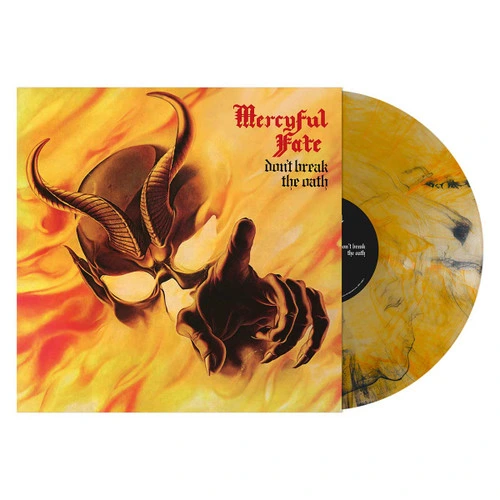 Mercyful Fate Don't Break the Oath LP (Orange, Yellow & Black Smoke Vinyl) 1