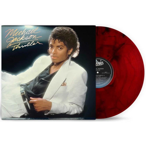 Michael Jackson Thriller LP (Red & Black Marble Vinyl) 1
