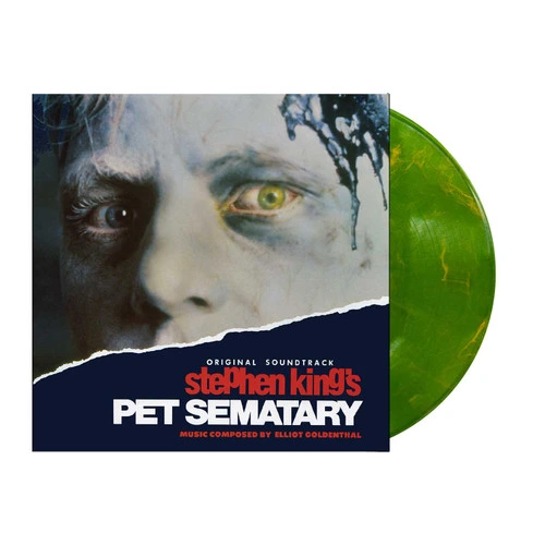 Stephen King's Pet Sematary (Original Soundtrack) LP (Neon Green with Orange Swirl "Dead Catseye" Vinyl) 1