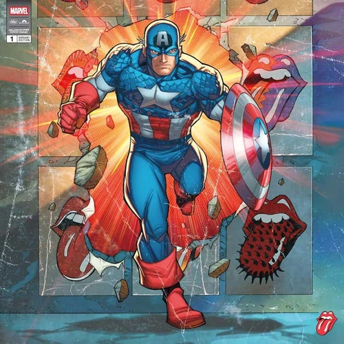 The Rolling Stones Foreign Tongues + Marvel Comic Book (Captain America Variant) 2LP 1