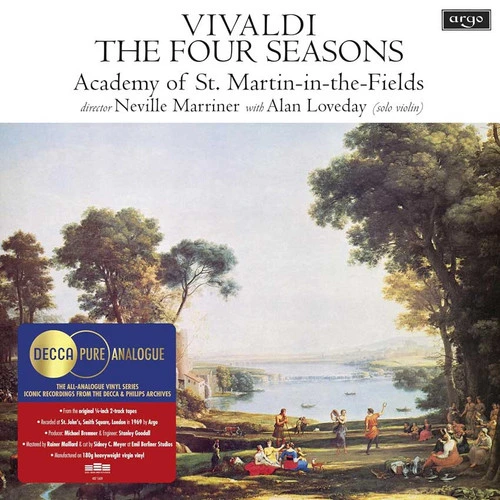Academy of St. Martin-in-the-Fields & Neville Marriner Vivaldi: The Four Seasons (Decca Pure Analogue Series) 180g LP 1