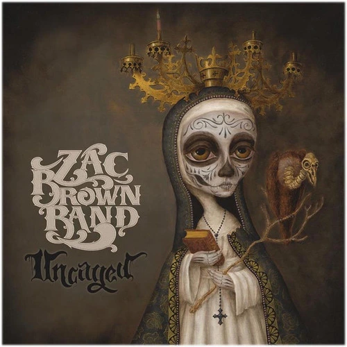 Zac Brown Band Uncaged LP (Milk Bone Color Vinyl) 1
