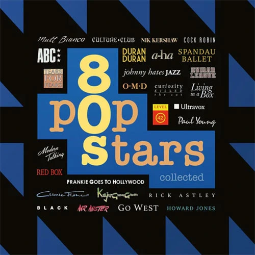 80s Pop Stars Collected 180g Import 2LP (Red & Silver Vinyl) 1