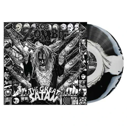 Rob Zombie The Great Satan Indie Exclusive LP (Black/White Swirl Vinyl) 1