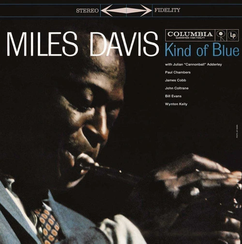 Miles Davis Kind of Blue Import LP (Blue Marbled Vinyl) (Pre-owned, NM) 1