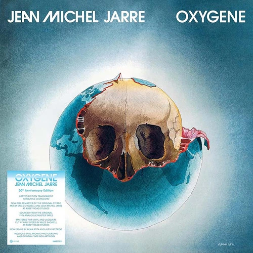 Jean-Michel Jarre Oxygene (50th Anniversary Edition) Half-Speed Mastered LP (Transparent Turquoise Vinyl) 1