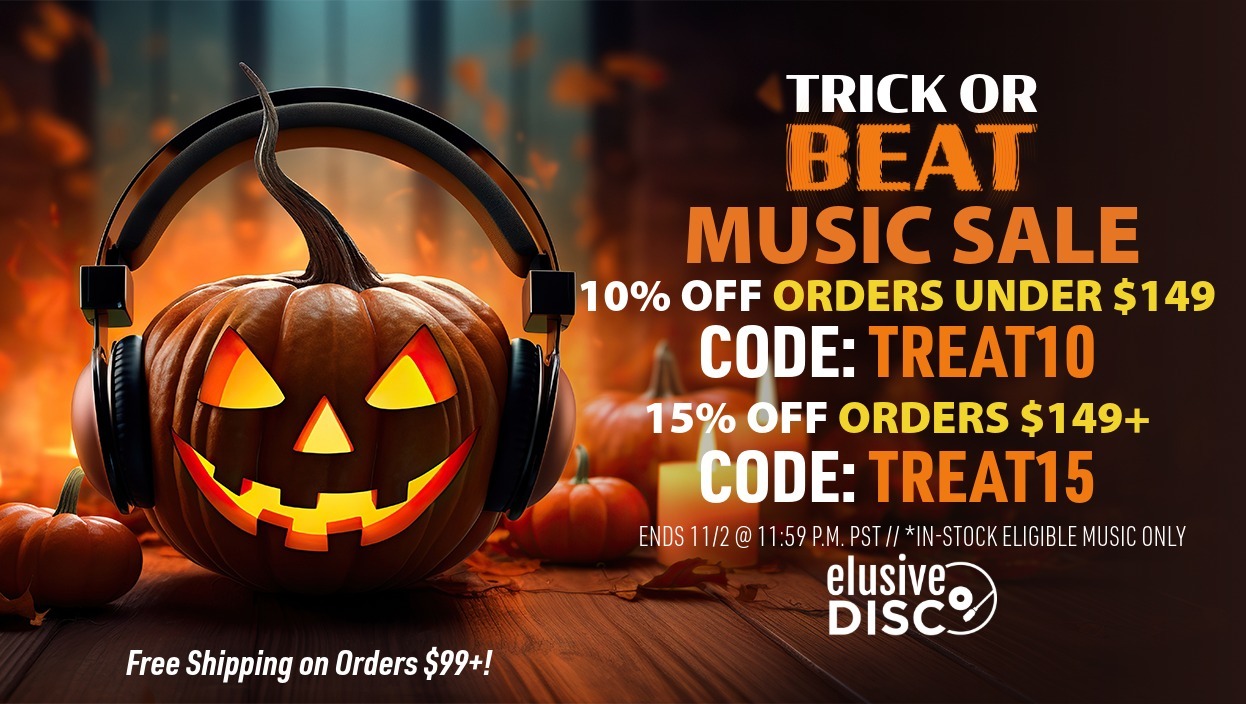 Trick or Beat Music Sale - 10% Off Under $149 Code TREAT10, 15% Off $149+ Code TREAT15